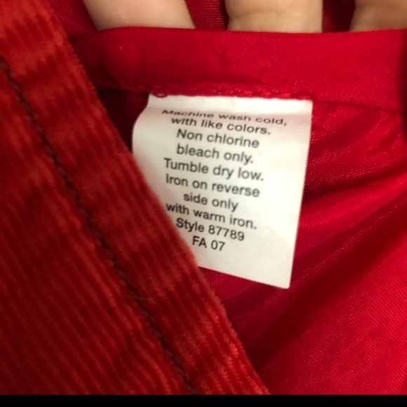 J Crew Red Corduroy Jacket - Picture 4 of 6